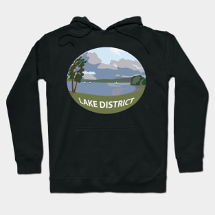 Lake district national park - Windermere fish eye view Hoodie